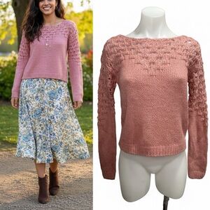 Women's coral Pink Sweater